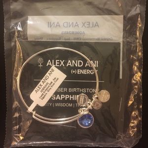 Alex and Ani September Birthstone Bangle, Silver
